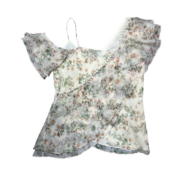 J.ING Floral Asymmetrical Blouse - Picture 2 of 6